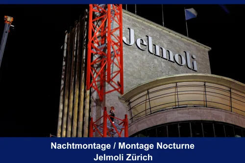 Montage <em>Jelmoli Zurich</em>